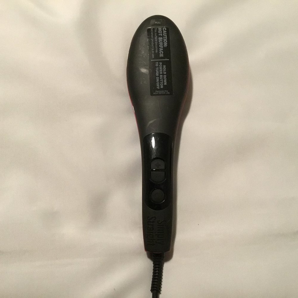 Intertek Simply Straight SHS-300 Black Porcelain Hair Straightener EUC